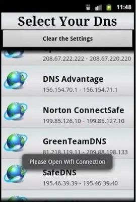 Change Dns android App screenshot 2